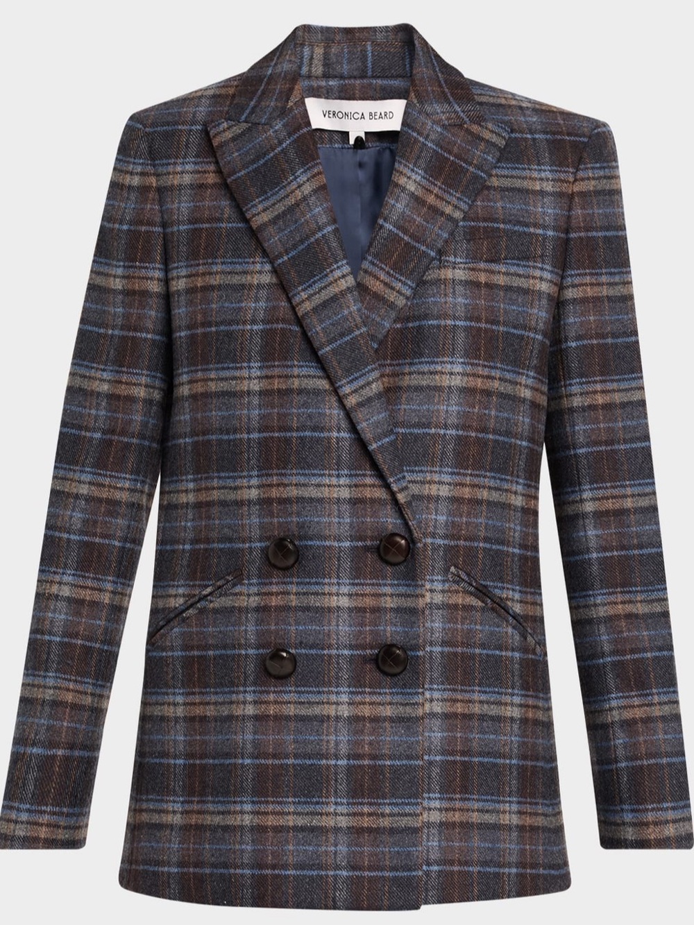 Veronica Beard Oria Plaid Dickey Jacket